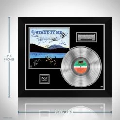 RARE-T Stand By Me - Soundtrack Platinum LP Limited Signature Edition Studio Licensed Custom Frame Limited Edition Frames