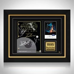 RARE-T Star Wars A New Hope Script Limited Signature Edition Studio Licensed Custom Frame Limited Edition Frames