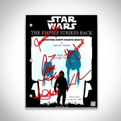 RARE-T Limited Edition Frames Star Wars The Empire Strikes Back Script Limited Signature Edition Studio Licensed Custom Frame
