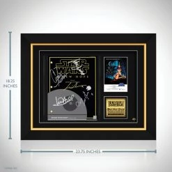 RARE-T Star Wars A New Hope Script Limited Signature Edition Studio Licensed Custom Frame Limited Edition Frames