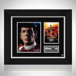 RARE-T Star Trek Wrath Of Kahn - Spock Photo Limited Signature Edition Studio Licensed Custom Frame Limited Edition Frames