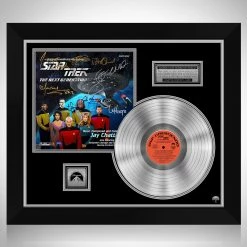 RARE-T Star Trek The Next Generation - Soundtrack Platinum LP Limited Signature Edition Studio Licensed Custom Frame