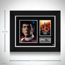 RARE-T Star Trek Wrath Of Kahn - Spock Photo Limited Signature Edition Studio Licensed Custom Frame Limited Edition Frames 11 RARE-T Star Trek Wrath Of Kahn - Spock Photo Limited Signature Edition Studio Licensed Custom Frame Limited Edition Frames
