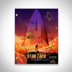RARE-T Star Trek Discovery Transcript Limited Signature Edition Studio Licensed Custom Frame Limited Edition Frames