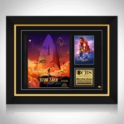 RARE-T Star Trek Discovery Transcript Limited Signature Edition Studio Licensed Custom Frame Limited Edition Frames
