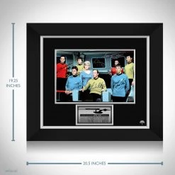 RARE-T Star Trek Cast Photo Limited Signature Edition Studio Licensed Custom Frame 16 RARE-T Star Trek Cast Photo Limited Signature Edition Studio Licensed Custom Frame