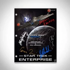 RARE-T Star Trek: Enterprise Script Limited Signature Edition Studio Licensed Custom Frame Limited Edition Frames 15 RARE-T Star Trek: Enterprise Script Limited Signature Edition Studio Licensed Custom Frame Limited Edition Frames