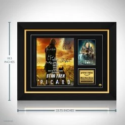 RARE-T Star Trek: Picard Script Limited Signature Edition Studio Licensed Custom Frame