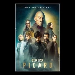 RARE-T Star Trek: Picard Script Limited Signature Edition Studio Licensed Custom Frame