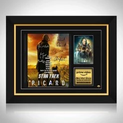 RARE-T Star Trek: Picard Script Limited Signature Edition Studio Licensed Custom Frame