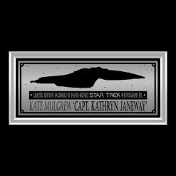 RARE-T Star Trek Voyager - Captain Janeway Photo Limited Signature Edition Studio Licensed Custom Frame