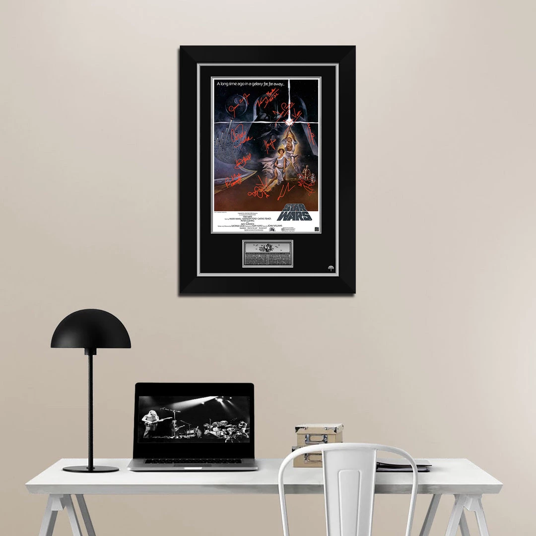 RARE-T Star Wars A New Hope Movie Mini Poster Limited Signature Edition Studio Licensed Custom Frame Limited Edition Frames 4 RARE-T Star Wars A New Hope Movie Mini Poster Limited Signature Edition Studio Licensed Custom Frame Limited Edition Frames