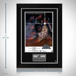 RARE-T Star Wars A New Hope Movie Mini Poster Limited Signature Edition Studio Licensed Custom Frame Limited Edition Frames 12 RARE-T Star Wars A New Hope Movie Mini Poster Limited Signature Edition Studio Licensed Custom Frame Limited Edition Frames