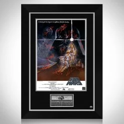 RARE-T Star Wars A New Hope Movie Mini Poster Limited Signature Edition Studio Licensed Custom Frame Limited Edition Frames