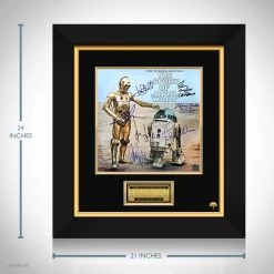 RARE-T The Story Of Star Wars - Original Soundtrack LP Cover Limited Signature Edition Studio Licensed Custom Frame