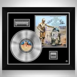 RARE-T The Story Of Star Wars - Original Soundtrack Platinum LP Limited Signature Edition Studio Licensed Custom Frame
