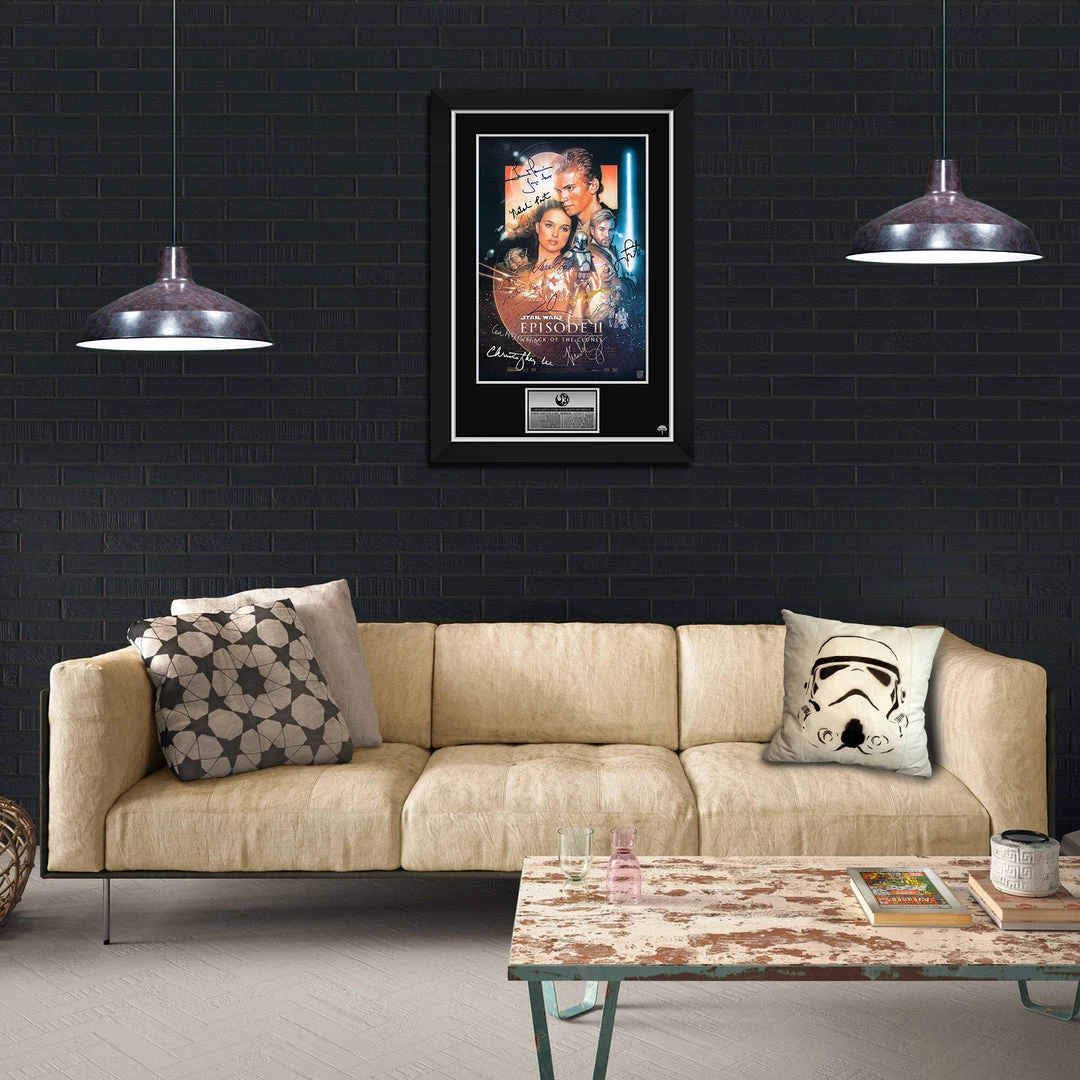 RARE-T Star Wars - Attack Of The Clones Mini Poster Limited Signature Edition Studio Licensed Custom Frame Limited Edition Frames 2 RARE-T Star Wars - Attack Of The Clones Mini Poster Limited Signature Edition Studio Licensed Custom Frame Limited Edition Frames