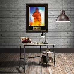 PPC Star Wars - Beckett Witnessed Certified Hand-Signed Mini Poster By Jeremy Bulloch Custom Frame