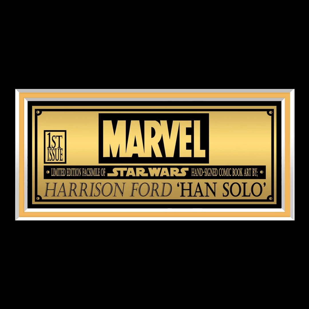 RARE-T Star Wars #1 - Harrison Ford Limited Signature Edition Comic Book Cover Art Custom Frame Limited Edition Frames 5 RARE-T Star Wars #1 - Harrison Ford Limited Signature Edition Comic Book Cover Art Custom Frame Limited Edition Frames