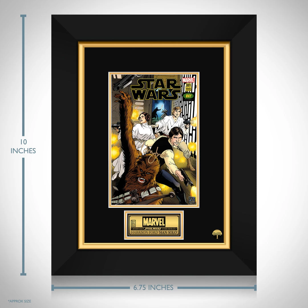 RARE-T Star Wars #1 - Harrison Ford Limited Signature Edition Comic Book Cover Art Custom Frame Limited Edition Frames 3 RARE-T Star Wars #1 - Harrison Ford Limited Signature Edition Comic Book Cover Art Custom Frame Limited Edition Frames