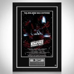 RARE-T Star Wars Empire Strikes Back Mini Poster Limited Signature Edition Studio Licensed Custom Frame