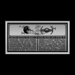 RARE-T Star Wars Empire Strikes Back Mini Poster Limited Signature Edition Studio Licensed Custom Frame 12 RARE-T Star Wars Empire Strikes Back Mini Poster Limited Signature Edition Studio Licensed Custom Frame