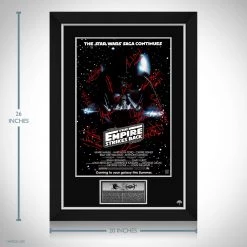 RARE-T Star Wars Empire Strikes Back Mini Poster Limited Signature Edition Studio Licensed Custom Frame