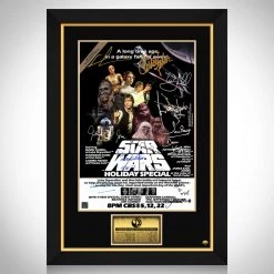 RARE-T Star Wars Holiday Special Mini Poster Limited Signature Edition Studio Licensed Custom Frame Limited Edition Frames