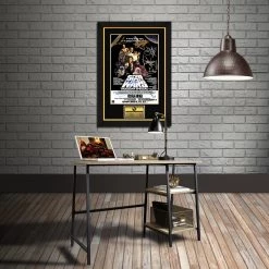 RARE-T Star Wars Holiday Special Mini Poster Limited Signature Edition Studio Licensed Custom Frame Limited Edition Frames