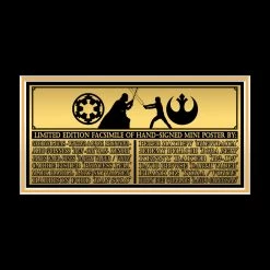 RARE-T Limited Edition Frames Star Wars Return Of The Jedi Mini Poster Limited Signature Edition Studio Licensed Custom Frame 19 RARE-T Limited Edition Frames Star Wars Return Of The Jedi Mini Poster Limited Signature Edition Studio Licensed Custom Frame