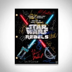 RARE-T Star Wars Rebels Transcript Limited Signature Edition Studio Licensed Custom Frame