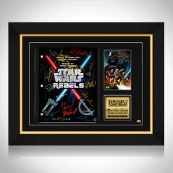 RARE-T Star Wars Rebels Transcript Limited Signature Edition Studio Licensed Custom Frame