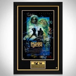 RARE-T Limited Edition Frames Star Wars Return Of The Jedi Mini Poster Limited Signature Edition Studio Licensed Custom Frame