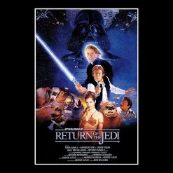 RARE-T Limited Edition Frames Star Wars The Return Of The Jedi Script Limited Signature Edition Studio Licensed Custom Frame