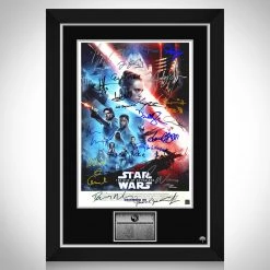 RARE-T Star Wars The Rise Of Skywalker Mini Poster Limited Signature Edition Studio Licensed Custom Frame Limited Edition Frames