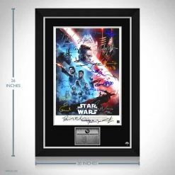 RARE-T Star Wars The Rise Of Skywalker Mini Poster Limited Signature Edition Studio Licensed Custom Frame Limited Edition Frames