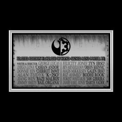 RARE-T Star Wars Rogue One Mini Poster Limited Signature Edition Studio Licensed Custom Frame