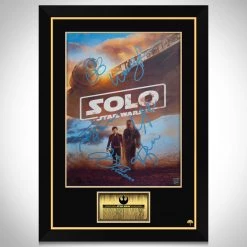 RARE-T Solo : A Star Wars Story Limited Signature Edition Studio Licensed Movie Mini Poster Custom Frame Limited Edition Frames