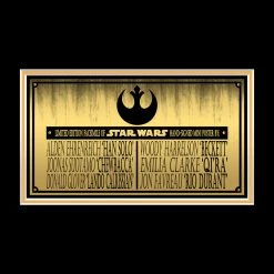 RARE-T Solo : A Star Wars Story Limited Signature Edition Studio Licensed Movie Mini Poster Custom Frame Limited Edition Frames