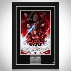 RARE-T Limited Edition Frames Star Wars The Last Jedi Mini Poster Limited Signature Edition Studio Licensed Custom Frame