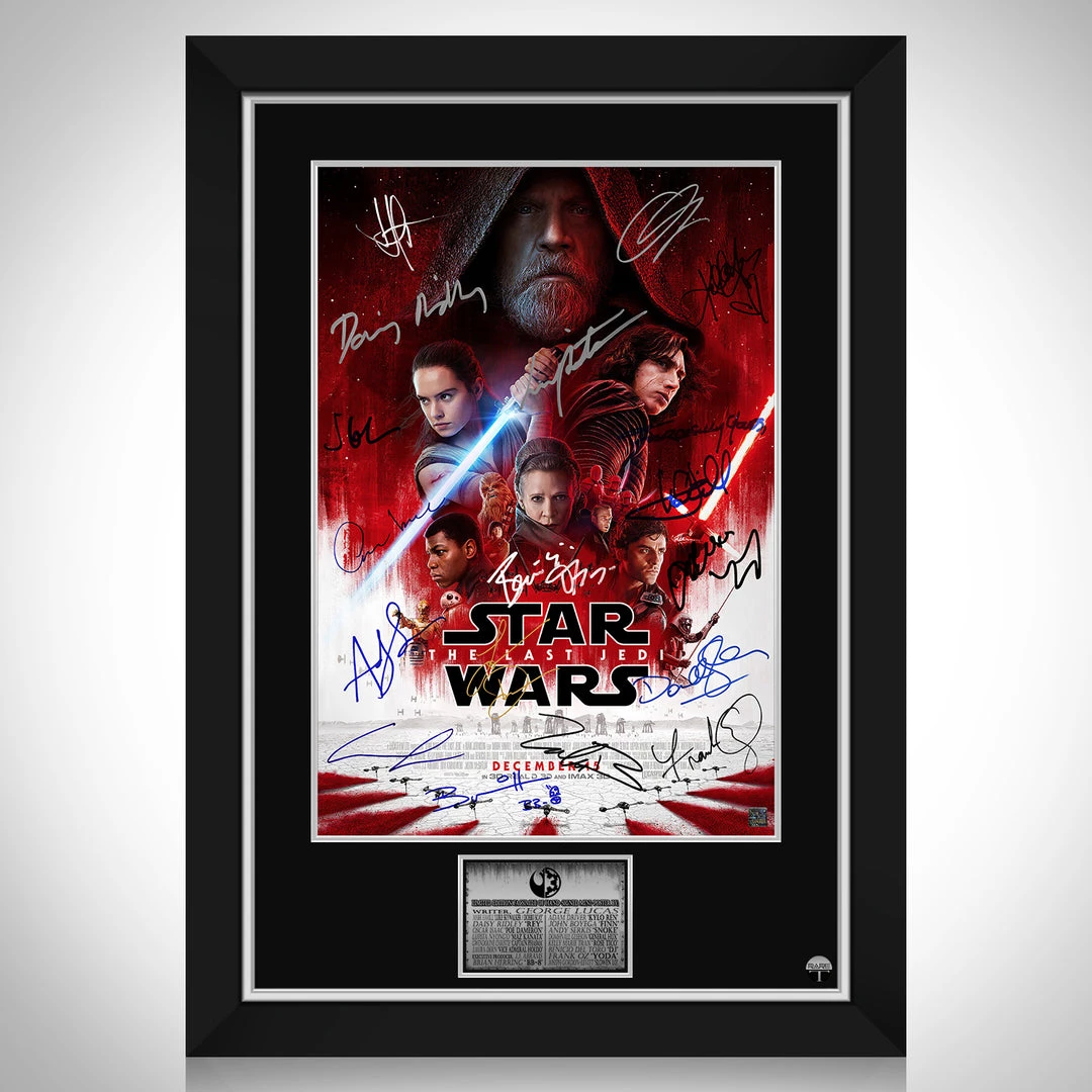 RARE-T Limited Edition Frames Star Wars The Last Jedi Mini Poster Limited Signature Edition Studio Licensed Custom Frame 1 RARE-T Limited Edition Frames Star Wars The Last Jedi Mini Poster Limited Signature Edition Studio Licensed Custom Frame