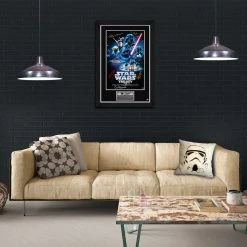 RARE-T Star Wars Trilogy Mini Poster Limited Signature Edition Studio Licensed Custom Frame Limited Edition Frames
