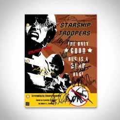 RARE-T Starship Troopers Script Limited Signature Edition Studio Licensed Custom Frame Limited Edition Frames