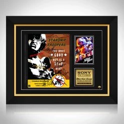 RARE-T Starship Troopers Script Limited Signature Edition Studio Licensed Custom Frame Limited Edition Frames