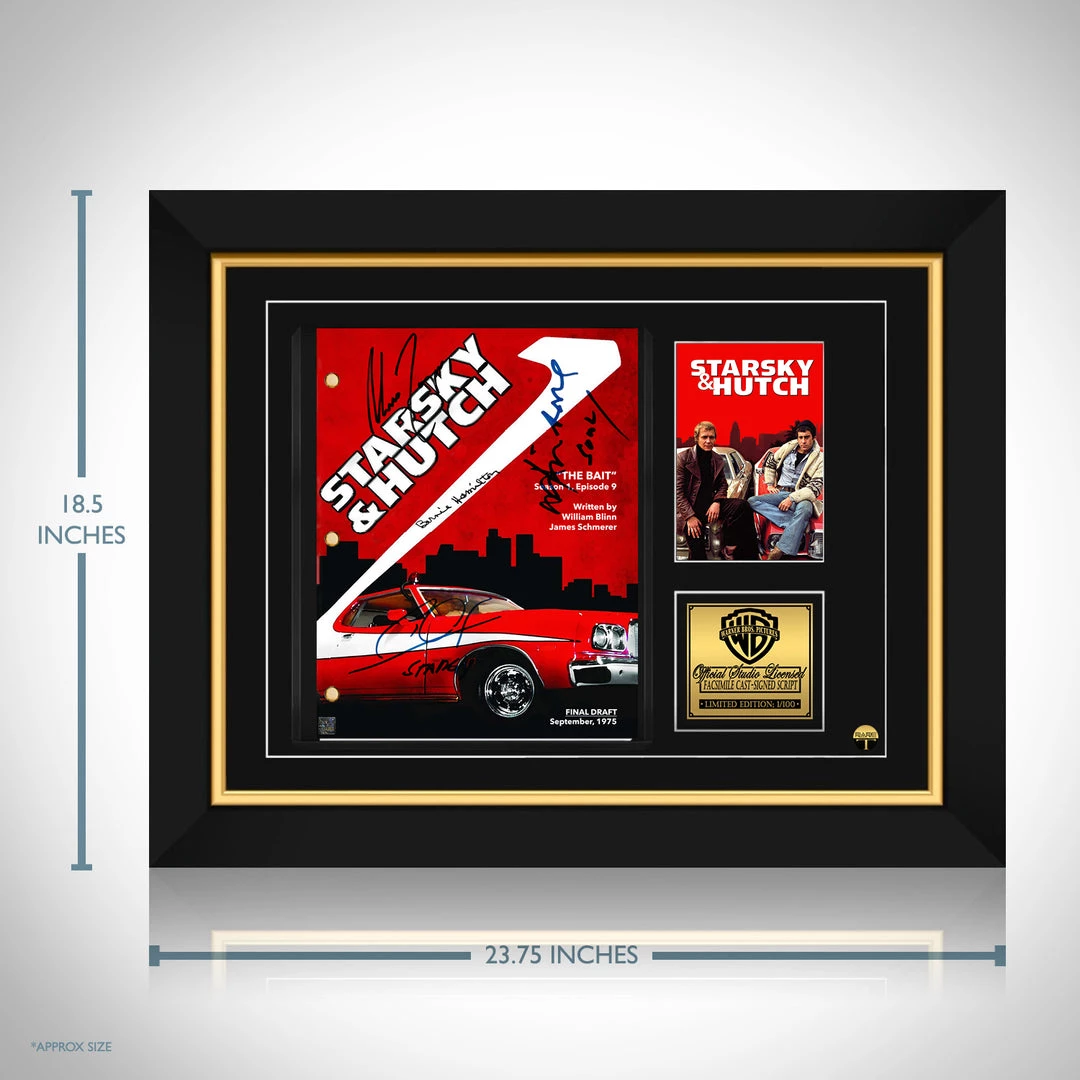 RARE-T Limited Edition Frames Starsky And Hutch (1975) Script Limited Signature Edition Studio Licensed Custom Frame 2 RARE-T Limited Edition Frames Starsky And Hutch (1975) Script Limited Signature Edition Studio Licensed Custom Frame