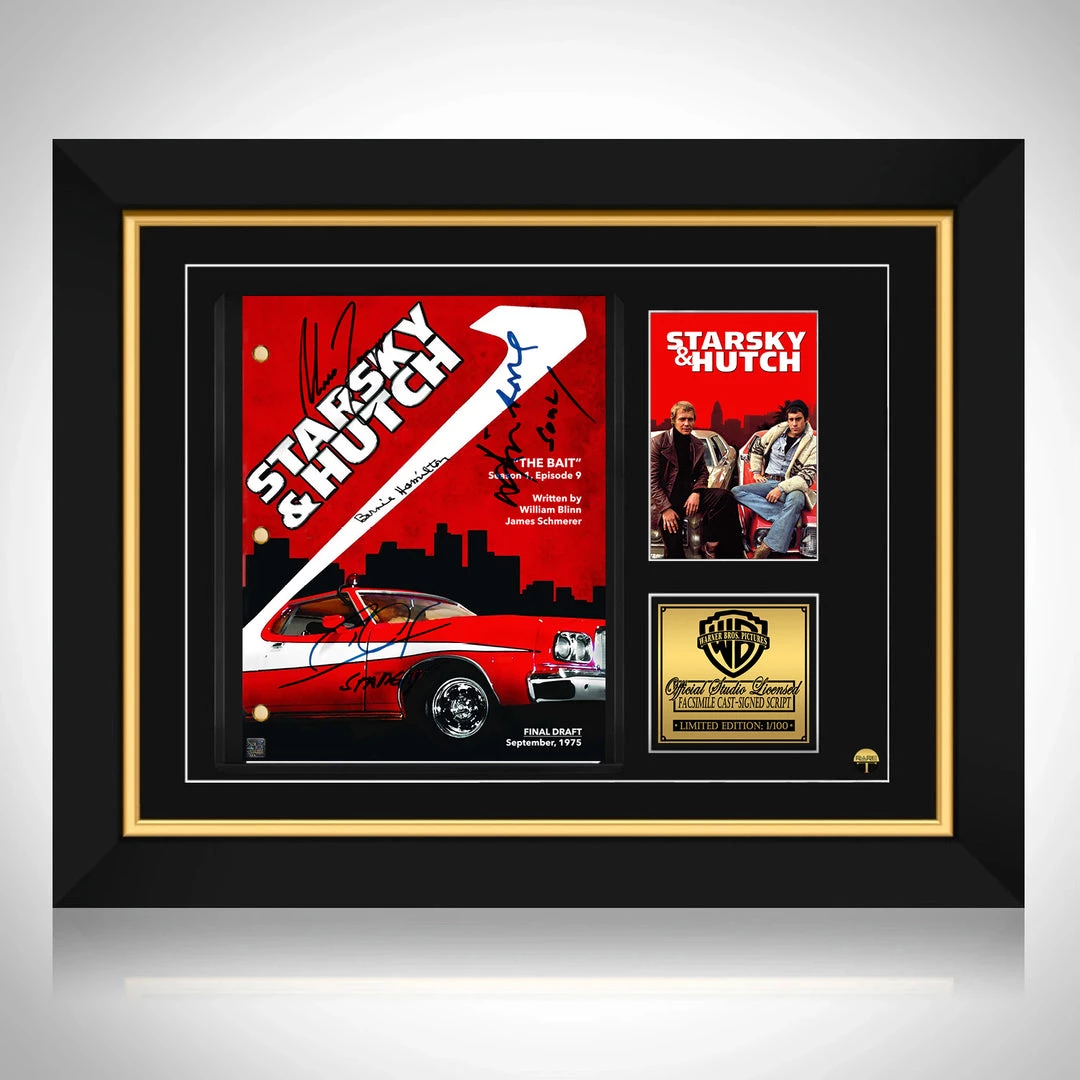 RARE-T Limited Edition Frames Starsky And Hutch (1975) Script Limited Signature Edition Studio Licensed Custom Frame 1 RARE-T Limited Edition Frames Starsky And Hutch (1975) Script Limited Signature Edition Studio Licensed Custom Frame