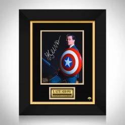 RARE-T The Late Show With Stephen Colbert Limited Signature Edition Studio Licensed Photo Custom Frame