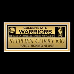 RARE-T Sports Memorabilia Golden State Warriors - Stephen Curry White Jersey Photo Limited Signature Edition Studio Licensed Custom Frame 11 RARE-T Sports Memorabilia Golden State Warriors - Stephen Curry White Jersey Photo Limited Signature Edition Studio Licensed Custom Frame