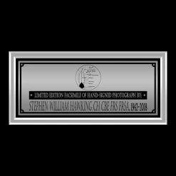 RARE-T Stephen Hawkins Photo Limited Signature Edition Studio Licensed Custom Frame Limited Edition Frames