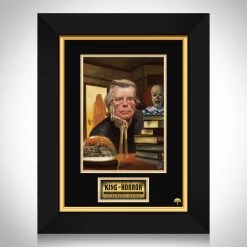 RARE-T Stephen King Photo Limited Signature Edition Studio Licensed Custom Frame Limited Edition Frames